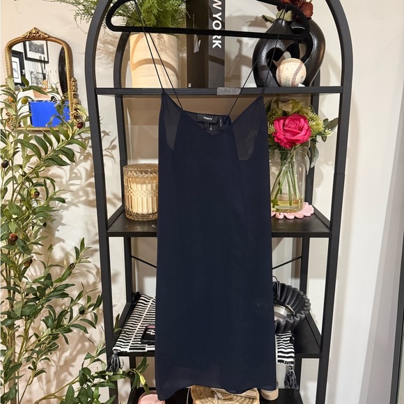 Theory Navy Mini see threw slip dress - Picture 1 of 8